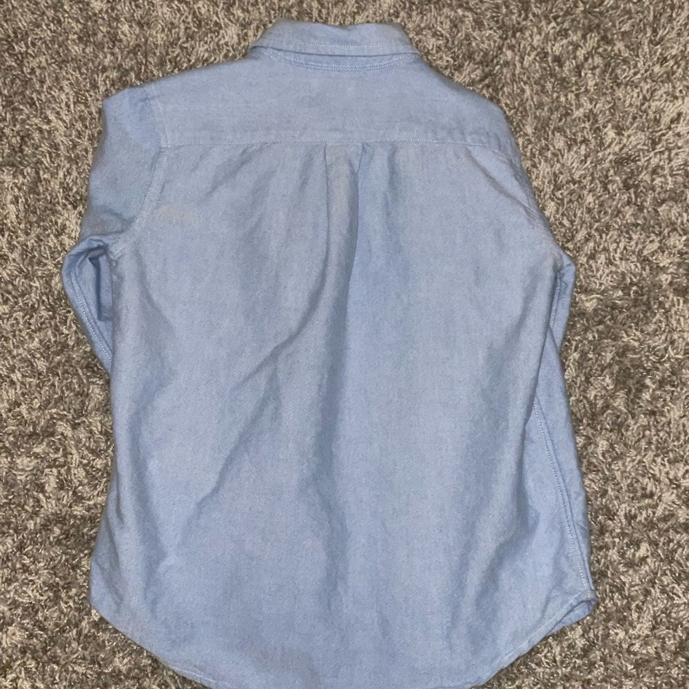 Clean light blue Kids polo size 7 - Picture 3 of 4